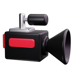 camera 3d render icons
