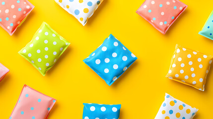 Modern Packaging with Creative Polka Dot Pattern