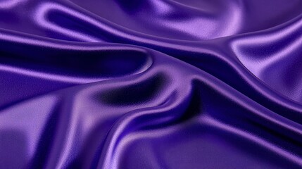 Obraz premium Elegant Smooth Purple Fabric Draped Texture for Background Design