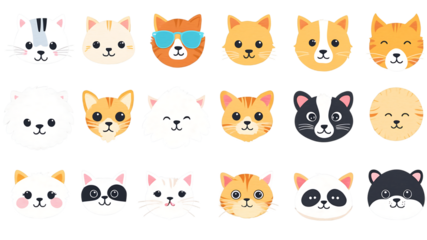 Charming and cute animal with big eyes and playful demeanor isolated on a clean PNG background, ideal for pet-related designs, nature illustrations, and heartwarming visual content