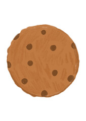 Galleta con chispas de chocolate