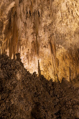Rock formations in Carlsbad Caverns National Park, New Mexico