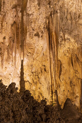 Rock formations in Carlsbad Caverns National Park, New Mexico