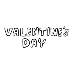 Handwritten Valentine's Day Typography Design