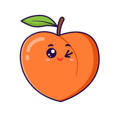Peach cartoon