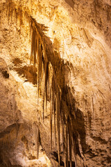 Rock formations in Carlsbad Caverns National Park, New Mexico
