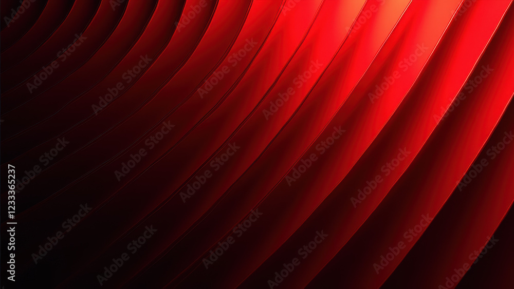 Poster abstract red curves background design - abstract backgrounds