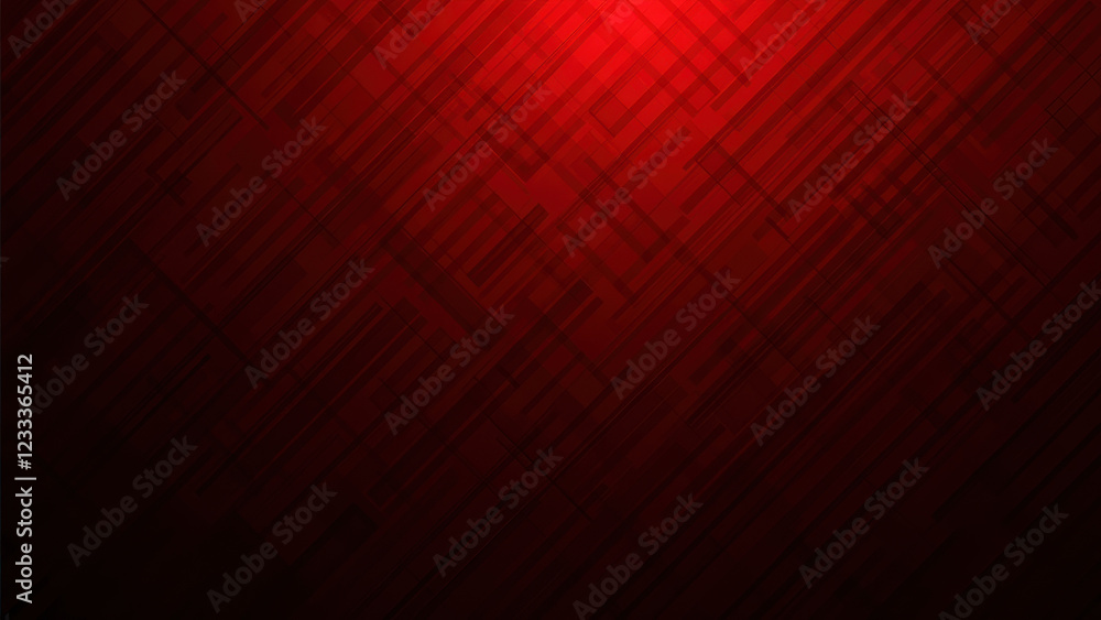 Poster abstract red geometric background - geometric patterns