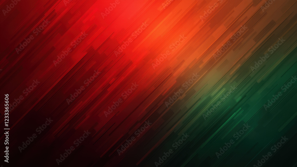 Poster abstract red green diagonal lines background - abstract backgrounds