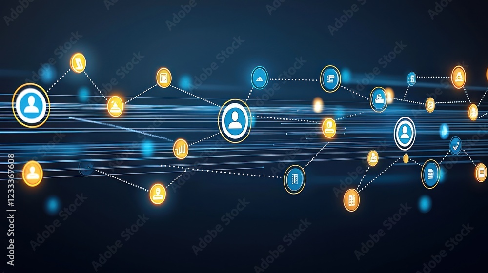 Poster global network connectivity: a visual representation of interconnected systems and data flows