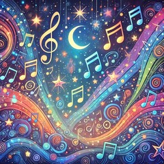 Symphony of Colors and Stars
