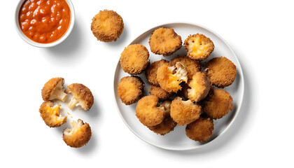 Crispy Fried Cheese Mushrooms Appetizer Recipe