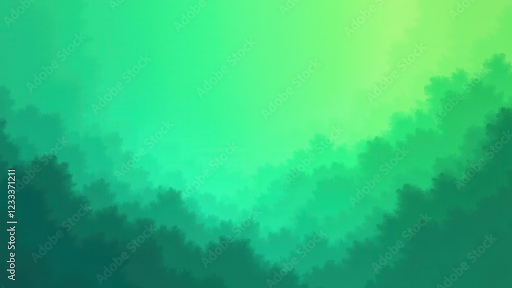 Poster green gradient abstract background texture - abstract art