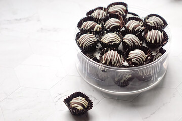 Chocolate Hazelnut Cookies, popular cookies in Malaysia during celebration of Eid Mubarak (Hari Raya).   