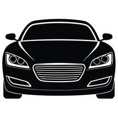 Modern & Classic Coupe Car Vector Art