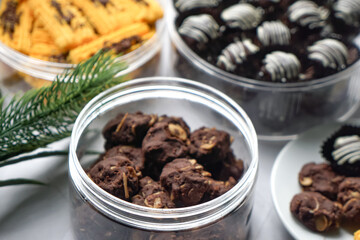 Popular cookies in Malaysia during celebration of Eid Mubarak (Hari Raya).  