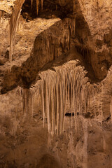 Rock formations in Carlsbad Caverns National Park, New Mexico