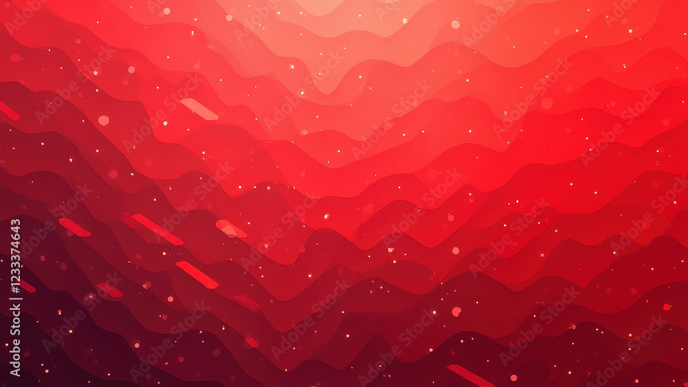 Poster red abstract wave background texture - abstract backgrounds