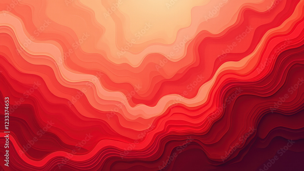 Poster red abstract wave background texture - abstract backgrounds