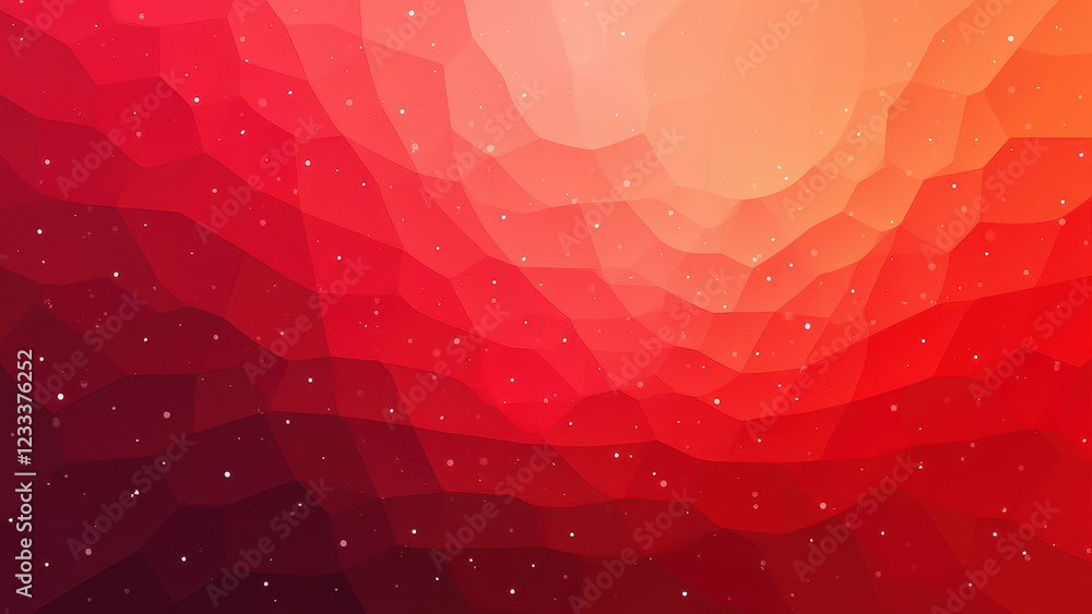 Poster red polygonal abstract background texture - abstract backgrounds