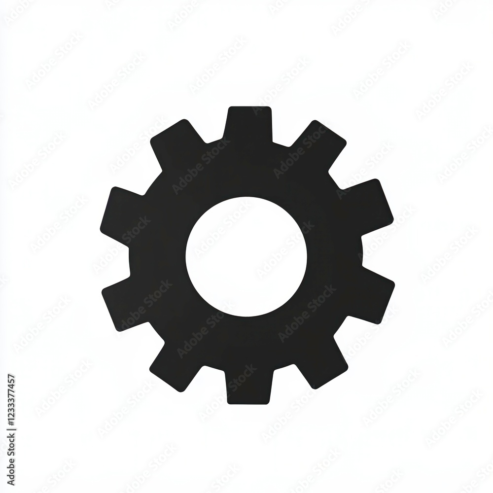 Poster settings icon vector illustration representing configuration and adjustment symbol. generative ai