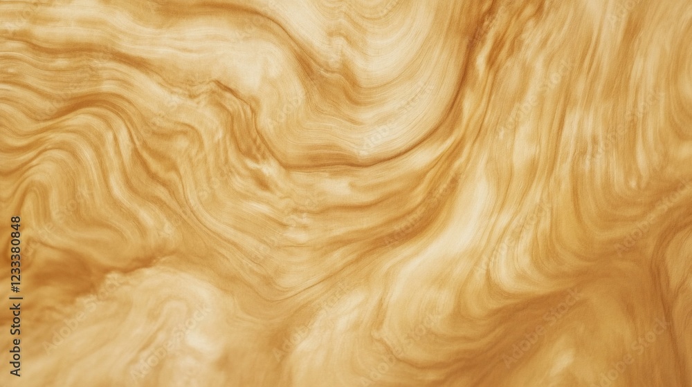 Poster abstract flowing golden texture background with soft light and swirling lines pattern