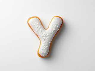 Delightful Three-Dimensional Y-Shaped Donut: A Creative and Sweet Treat Perfect for Parties, Gifts, and Celebrations, Adding Fun to Any Occasion!