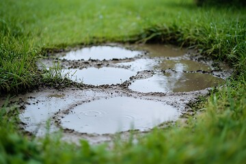 Fototapeta premium grass in the water
