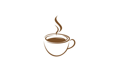 coffee cup logo vector