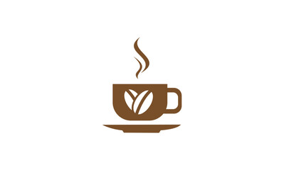 coffee cup logo vector