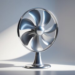 electric fan isolated on white background