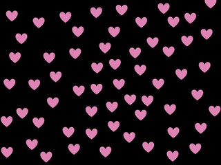seamless pattern with hearts