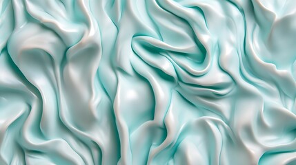 Obraz premium Abstract Aqua Draped Fabric Texture Background