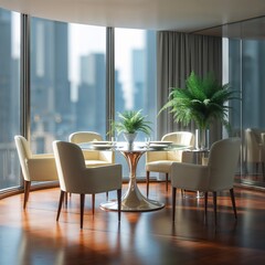 interior of modern office