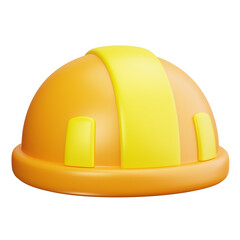 Hard Hat 3d render icons