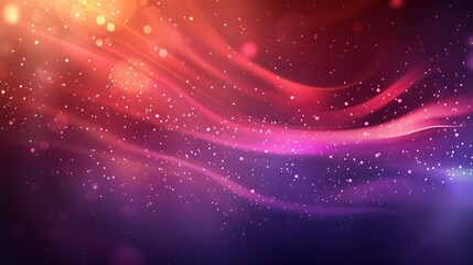 Obraz premium A vibrant abstract background with flowing colors and sparkling particles.