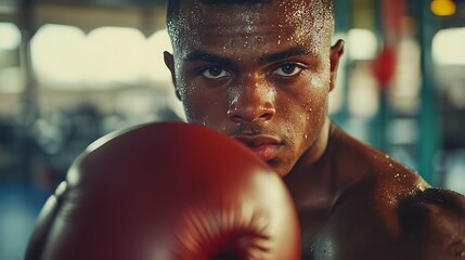 Boxing training session gym sports photography urban environment close-up