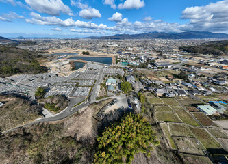Fototapeta premium Image of Yasaka-ji Temple, the 47th of 88 temples on the shikoku pilgrimage