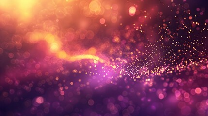 Fototapeta premium A vibrant abstract background with colorful bokeh effects and sparkling lights.