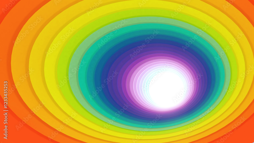 Poster abstract background colorful curved structure,3d render