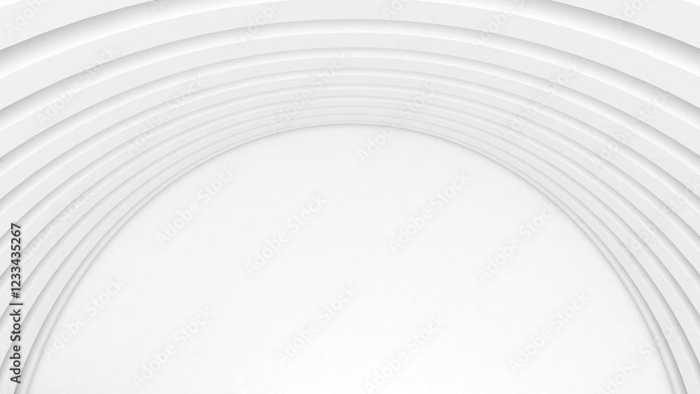 Poster white curved structure, abstract background. abstract building structures are used in graphics or va