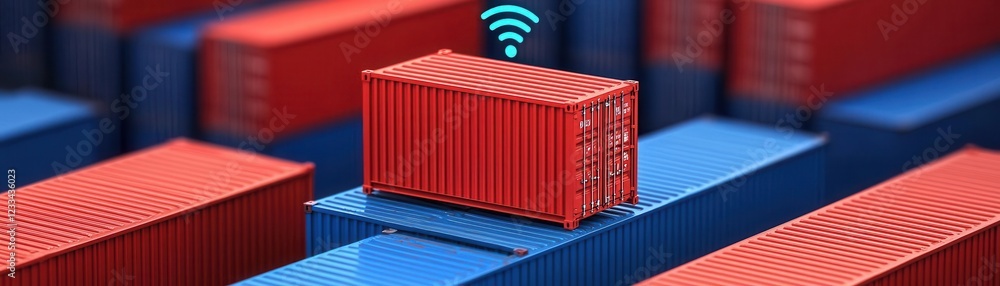 Poster food safety storage quality. iot-enabled sensors on food containers transmitting real-time safety an