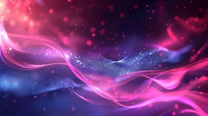 Fototapeta premium Abstract design with flowing colors and sparkles, creating a dreamy atmosphere.