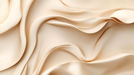 Obraz premium Elegant Draped Beige Fabric Abstract Texture