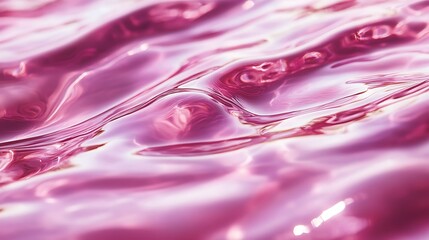 Abstract Pink Liquid Surface Texture Swirls