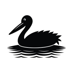 illustration of a pelican vector illustration