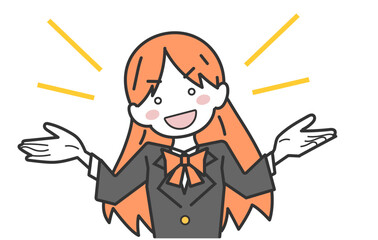 明るく笑顔で会話をする女子生徒・学生