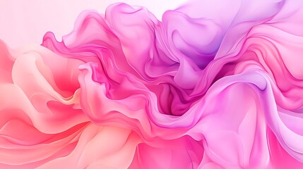 Fototapeta premium Abstract Pink and Purple Swirling Fabric Design