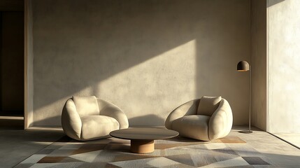 Modern Minimalist Living Room Interior Design