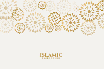 muslim religious greeting backdrop with royal touch